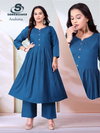 Anshima Vol 1 By Sankheswer Vertican Kurti With Bottom Wholesalers In Surat